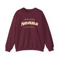 Nonna Crewneck Sweatshirt, Retro Lettering, Loved Beyond Measure Gift