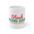 Yarn Lover Christmas Mug, Stash Building Season, Crochet Knitting Gift