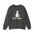 Cat Mom Sweatshirt, Professional Lap Warmer, Line Art Cat Lover Gift