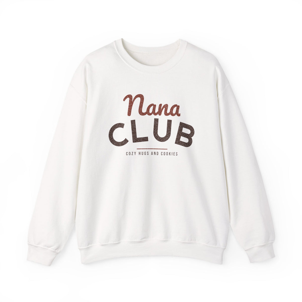 Nana Club Sweatshirt, Cozy Hugs and Cookies Grandma Crewneck, Gift for Nana