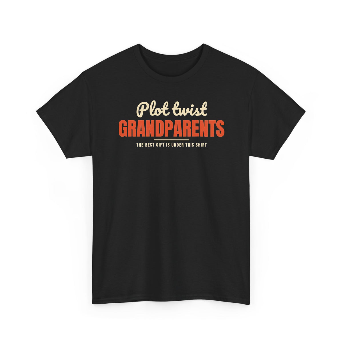 Plot Twist Grandparents Shirt, Funny Christmas Pregnancy Reveal Tee, New Grandparent Gift