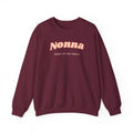 Nonna Sweatshirt, Heart of the Family Crewneck, Retro Nonna Gift for Grandma