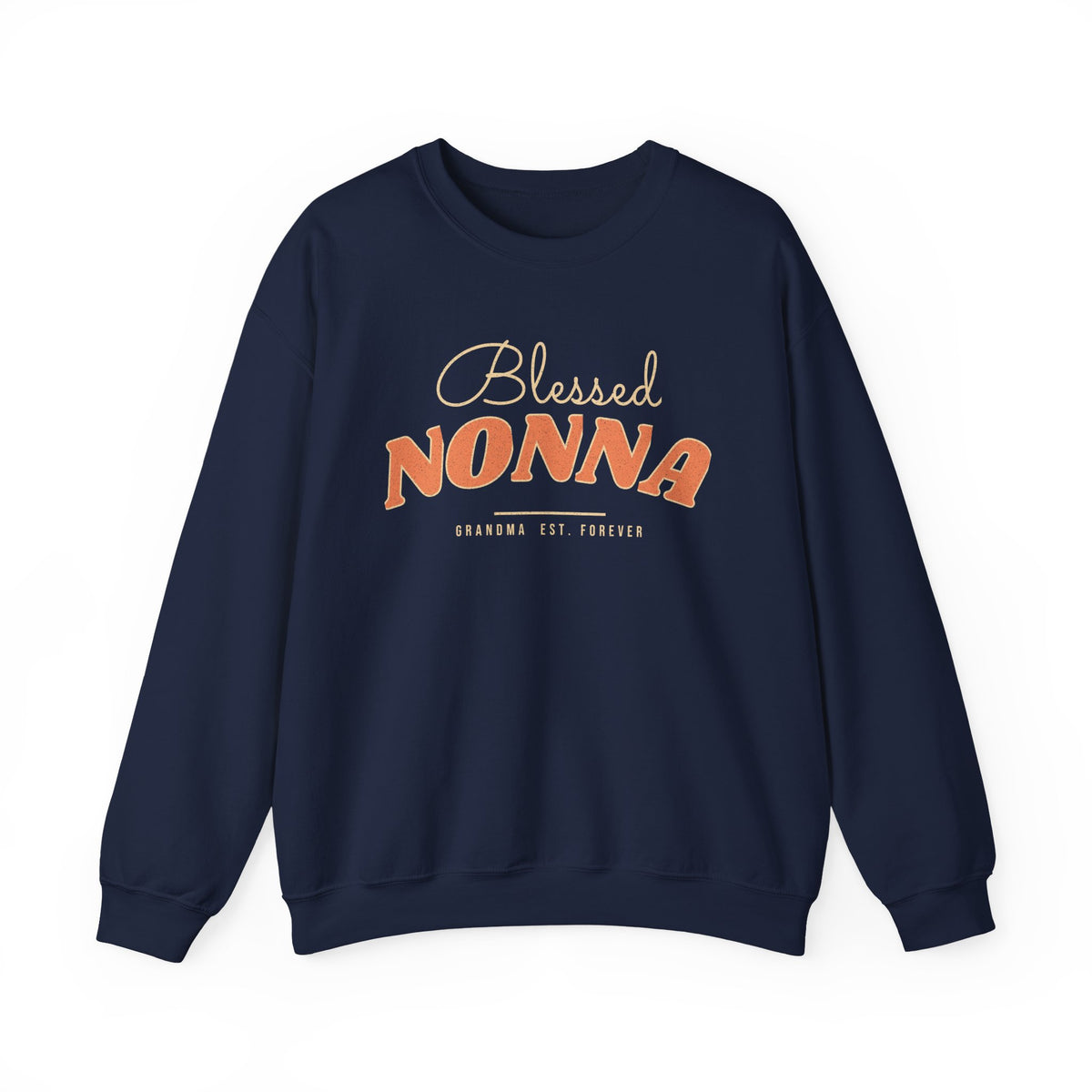 Blessed Nonna Sweatshirt, Retro Grandma Est. Forever Crewneck, Christmas Gift for Nonna
