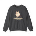 Crochet Lover Sweatshirt, Yarn Hoarder Cat Crewneck, Christmas Gift for Crafters