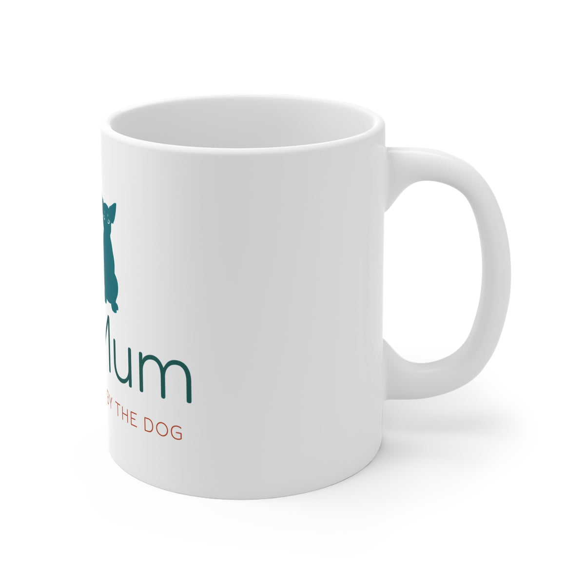 Dog Mum Mug, Fully Employed by the Dog, Funny Dog Lover Gift Mug