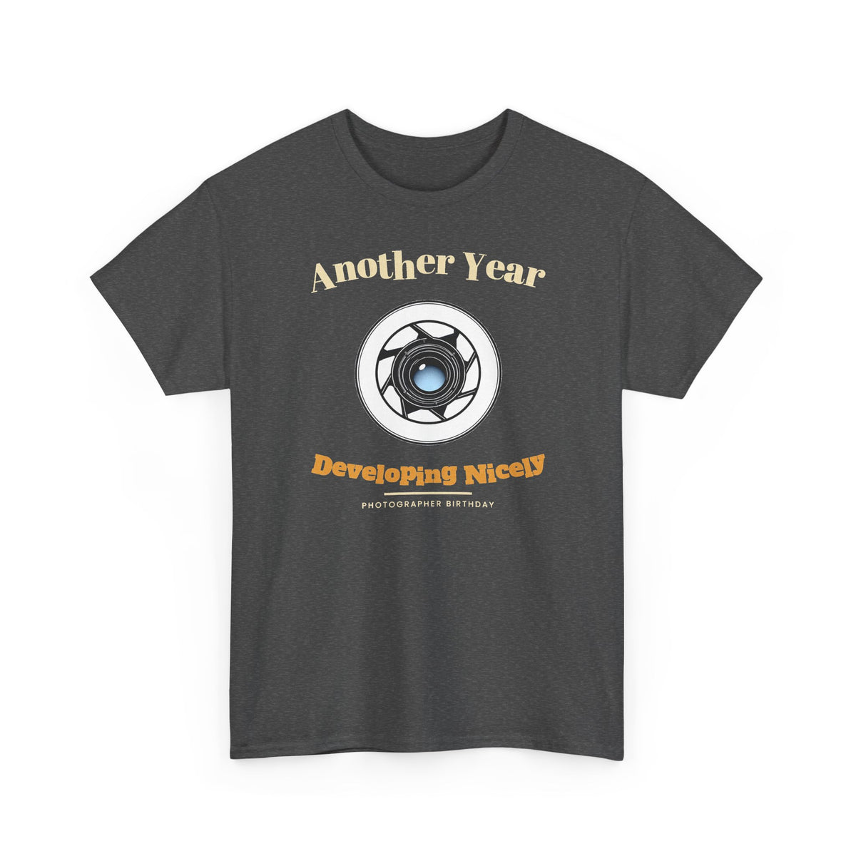 Photographer Birthday T-Shirt, Another Year Developing Nicely Tee, Photography Lover Gift
